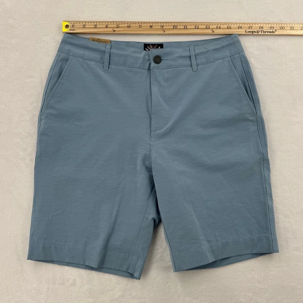 Faherty All Day Shorts Mens 31 Weathered Blue New Hybrid Board Shorts MSC0012